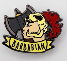 Banner Class Pins: Barbarian